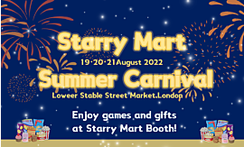 Join Starry Mart summer carnival in London , gain various gifts!