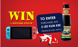 Purchase any 2 Lee Kum Kee items - Win a Nintendo Switch! 