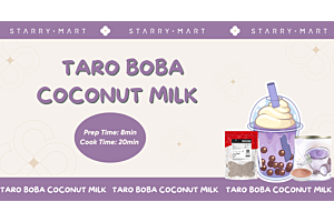 How to Make The Perfect Taro Boba Coconut Milk Tea