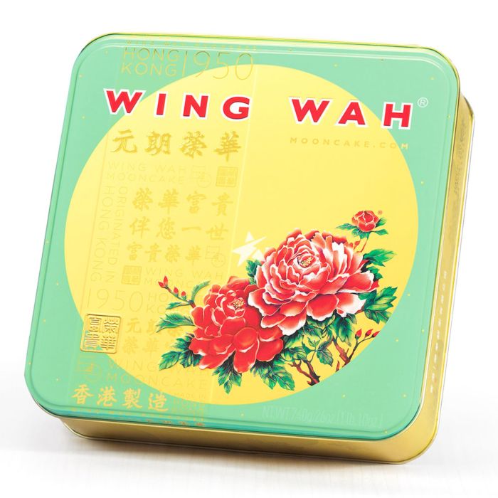 Wing Wah Hong Kong Mooncake Assortment 4 Pieces 740g Starry Mart   021348321527 