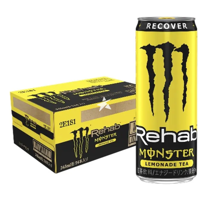 Buy Monster (JP) Rehab Energy Drink Lemon Tea Flavour 355ml (Box of 24 ...