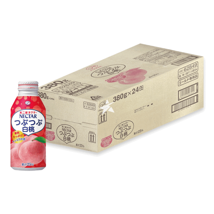 Buy Fujiya Nectar White Peach Juice Drink 380ml Box Of 24 Japanese Supermarket Online Uk 8334