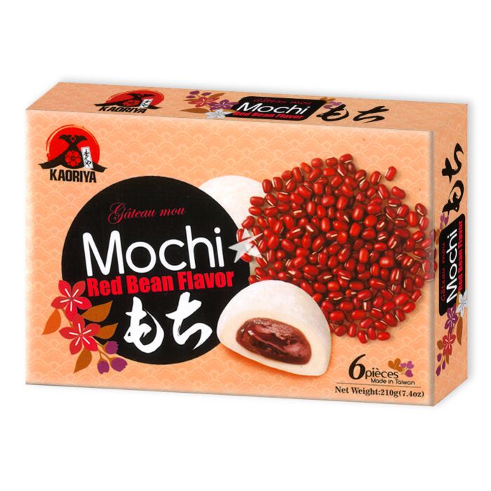 Buy Kaoriya Japanese Mochi Rea Bean Flavour 6 Pieces 210g - Japanese ...