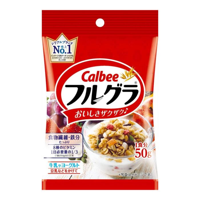 Buy Calbee Frugra Fruits & Granola Original Flavour 50g - Japanese ...