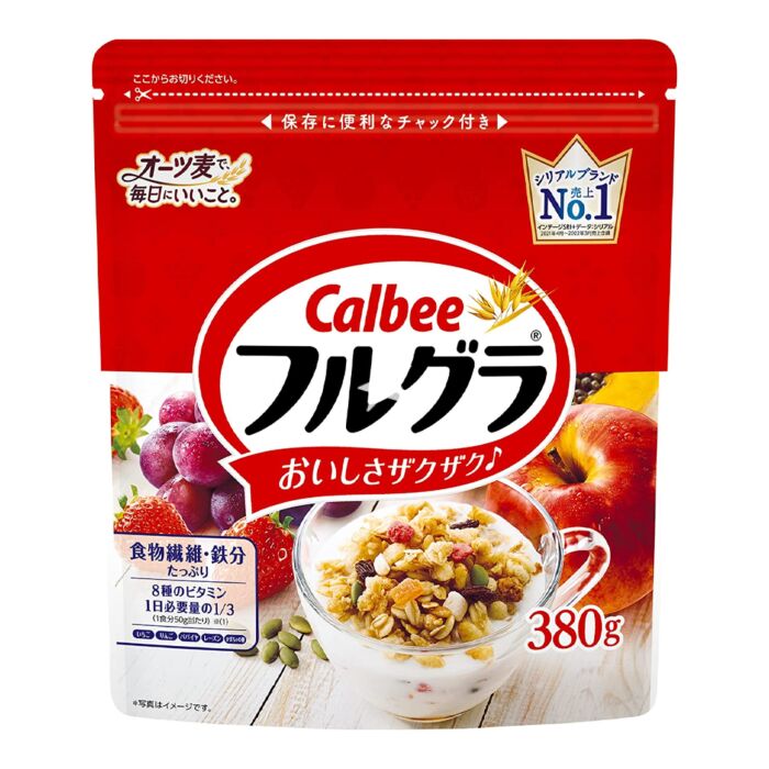 Buy Calbee Frugra Fruits & Granola Original Flavour 380g - Japanese ...