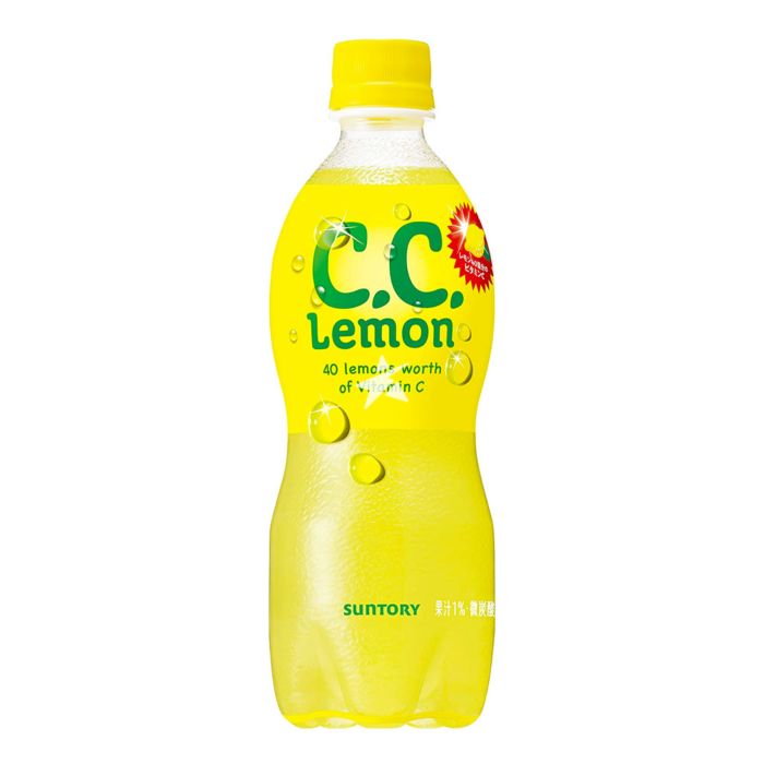 Suntory C.C. Lemon Carbonated Drink 500ml