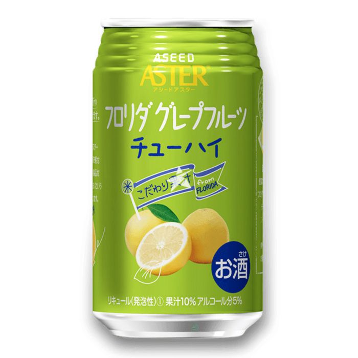 Aseed Aster 日式Chu-Hi氣泡酒弗羅里達西柚味350ml 5% Alc./Vol | 星集市