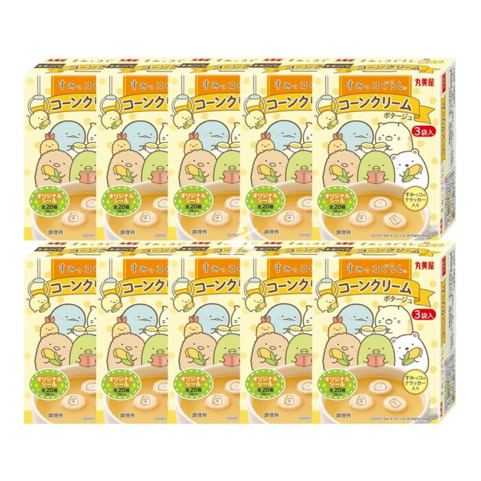Sumikko　53.1g　Corn　Gurashi　Mart　Inner　(3　Cream　Marumiya　Soup　Supermarket　Buy　(Pack　UK　of　10)　Instant　Online　Starry　Packs)　Japanese