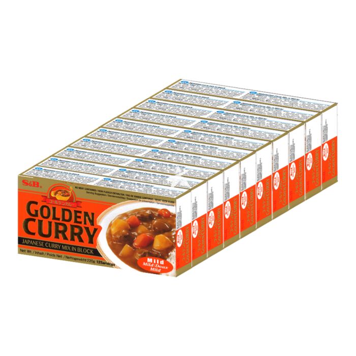 Buy S&B Golden Curry Sauce Mix - Mild (No Meat Contained) 220g (Pack Of ...