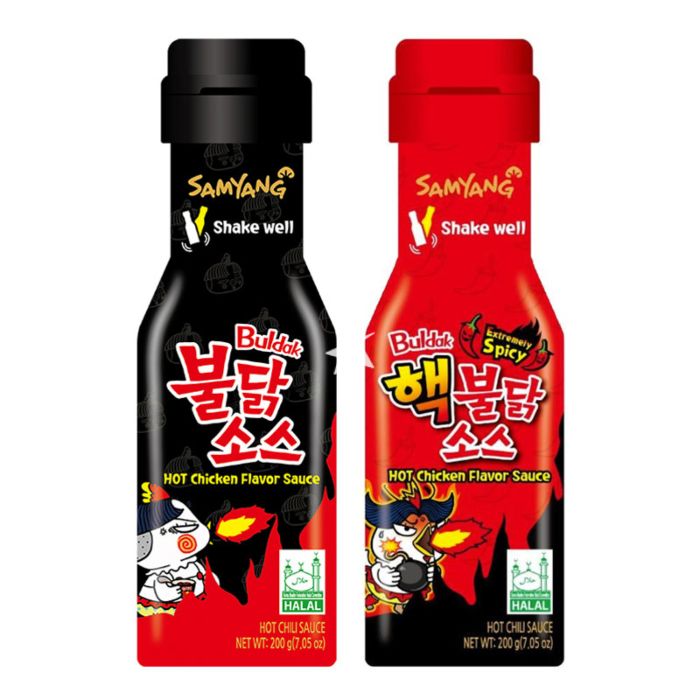 Samyang Buldak Hot Chicken Flavour Sauce 200g (Assorted Pack of 2)