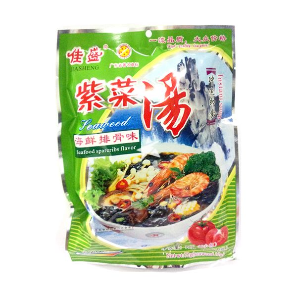 Jiasheng Instant Seaweed Soup Seafood Spare Ribs Flavour 72g | Starry Mart