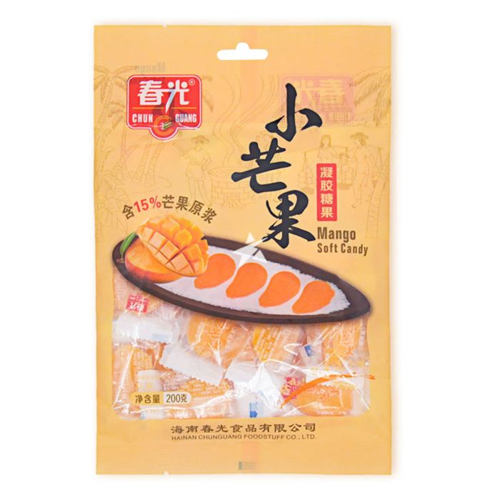 Buy Chunguang Mango Flavour Soft Candy 105g Chinese Supermarket Online Uk Starry Mart 9604