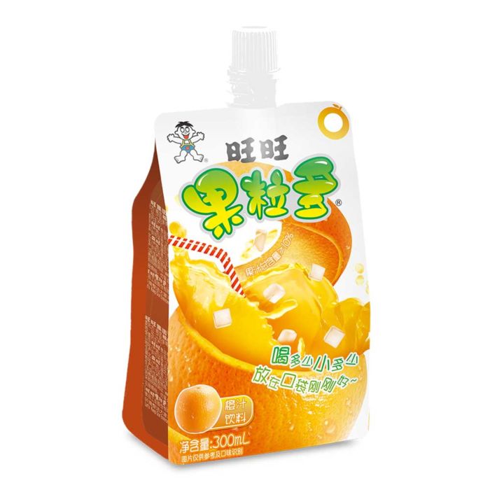 Buy Want Want Fruit Juice with Nata de Coco Orange Flavour 300ml ...