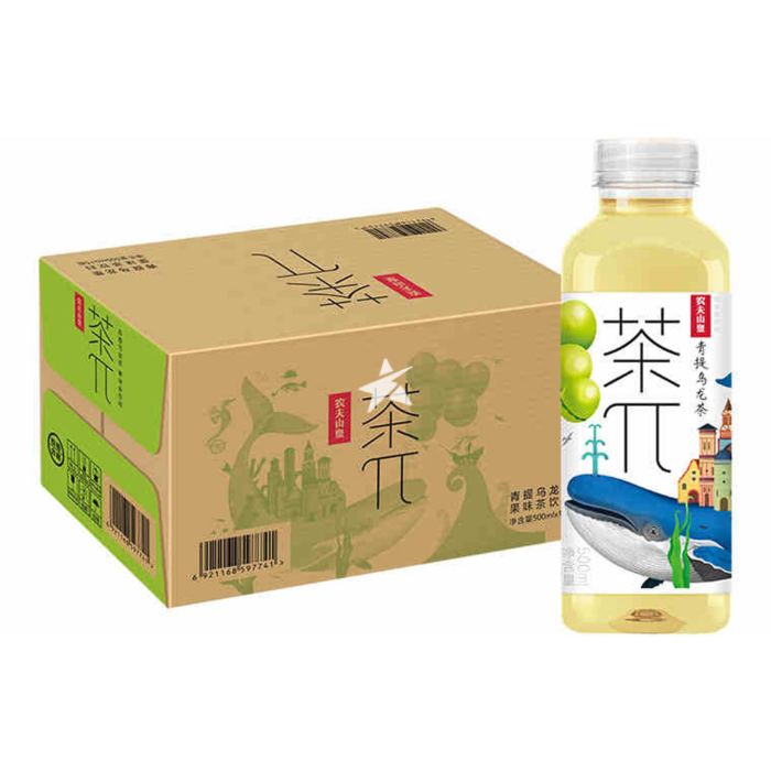 Nongfu Spring Cha Grape Oolong Tea Drink 500ml Box of 15