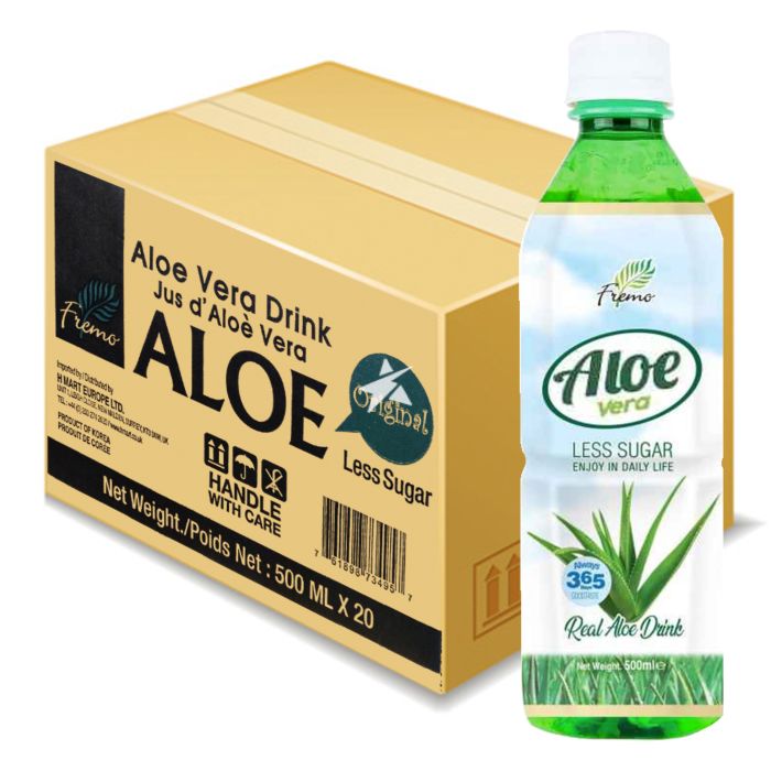 Buy Fremo Aloe Vera Drink Less Sugar 500ml Korean Supermarket Online UK Starry Mart