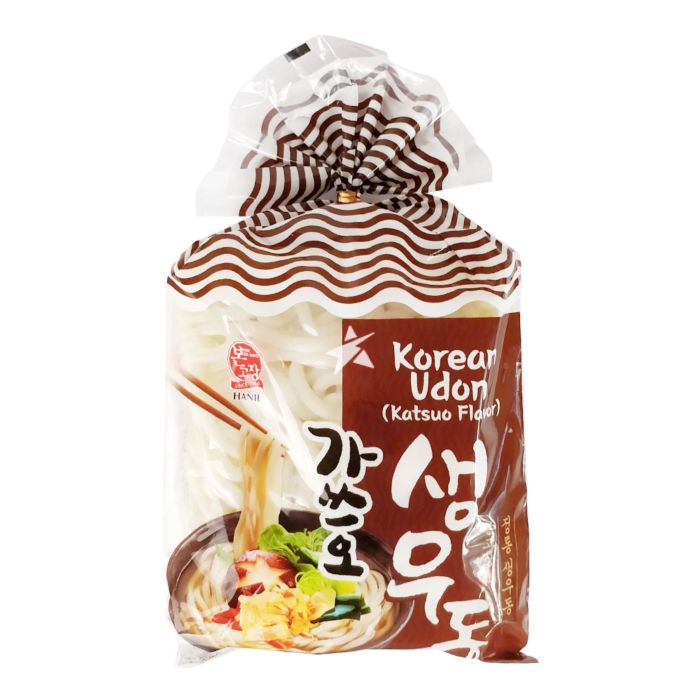 Buy Hanil Korean Udon Katuo Flavour 3 Servings 630g - Korean ...