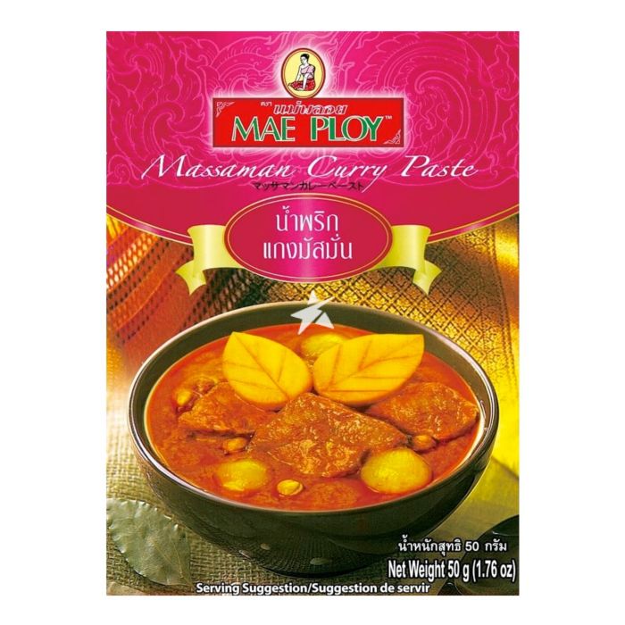 Buy Mae Ploy Massaman Curry Paste 50g Thailand Supermarket Online UK Starry Mart