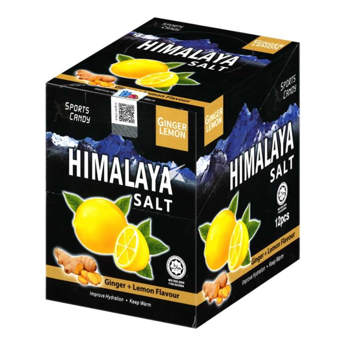 Himalaya Salt Mint Candy Lemon Flavor 12 Packs