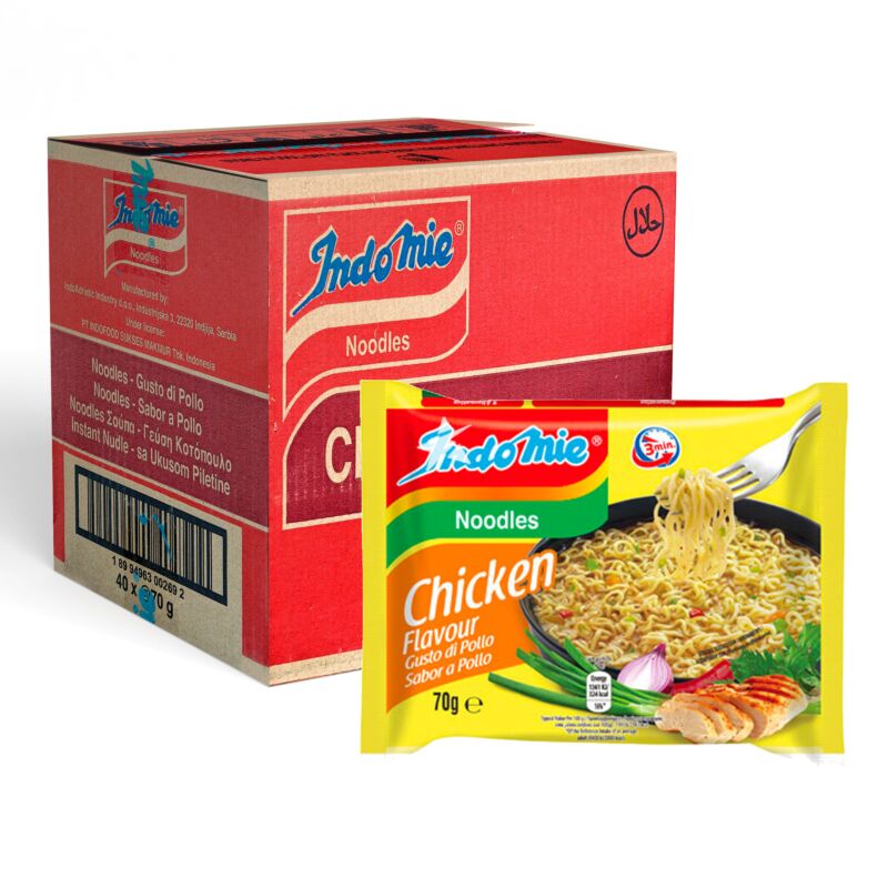 Buy Indomie Instant Noodle Soup Chicken Flavour 70g Pack Of 40