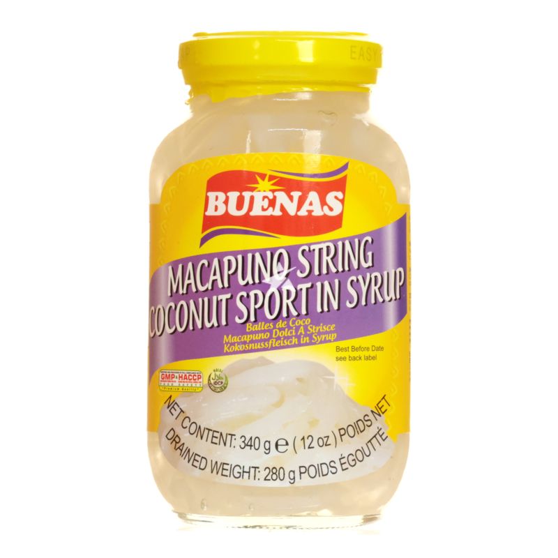 Buy Buenas Macapuno String Coconut Sport in Syrup 340g - Philippine ...