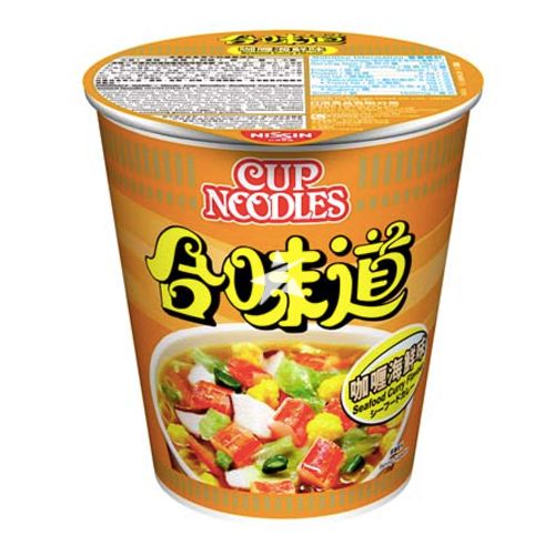 Nissin Cup Noodles Curry Seafood Flavour 73g | Starry Mart
