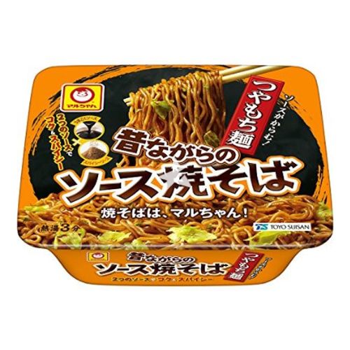 Toyo Suisan Maruchan Mukashinagara Yakisoba Noodles with Sacue 123g ...