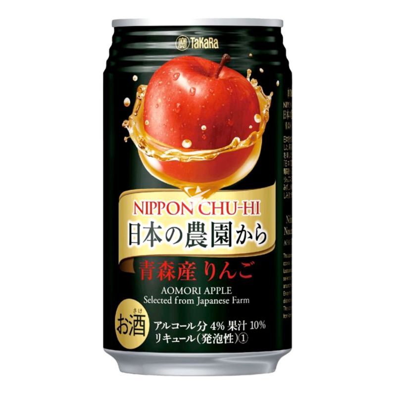 Buy Takara Nippon Chu-Hi Aomori Apple (Sparkling Shochu Cocktails) 350ml 4%  Alc./Vol - Japanese Supermarket Online UK | 星集市