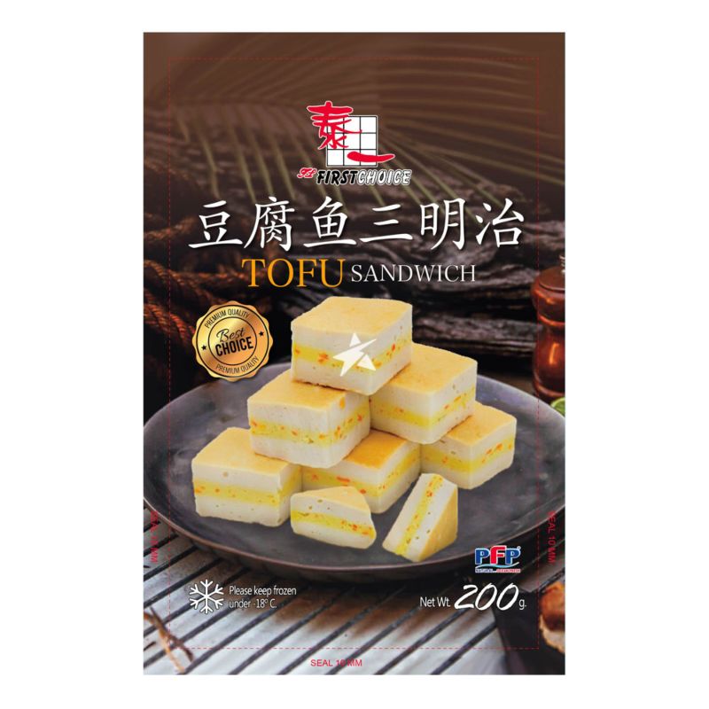 Buy First Choice Tofu Sandwich 200g - Thailand Supermarket Online UK
