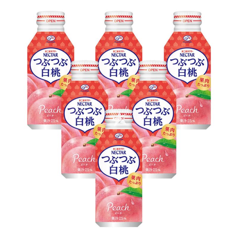 Buy Fujiya Nectar White Peach Juice Drink 380g Set Of 6 Japanese Supermarket Online Uk 5516