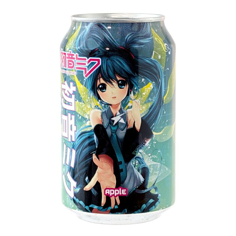 Buy Kawaji Hatsune Miku Apple Flavour Soda 330ml - Japanese Supermarket ...