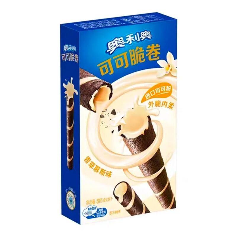 Buy Oreo Cocoa Crispy Roll - Vanilla Mousse Flavour 50g - Chinese ...
