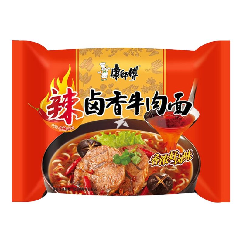 Buy Master Kong Instant Noodle Spicy Stewed beef Flavour 100g - Chinese ...