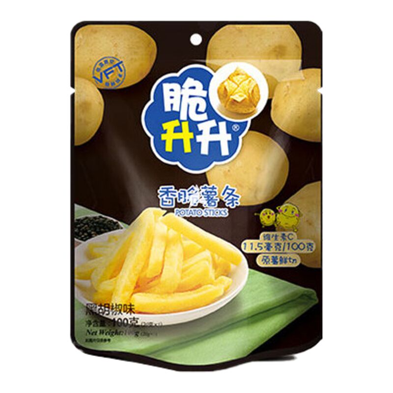 Buy Cui Sheng Sheng Potato Sticks Black Pepper Flavour Individual Packs G Chinese