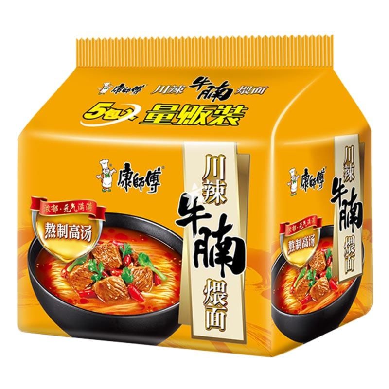 Master Kong Instant Noodle Sichuan Style Spicy Stew Beef Flavour 112g ...