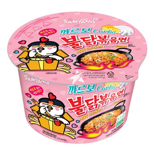 Buy Samyang Hot Chicken Flavor Ramen Carbonara Big Bowl 105g Korean