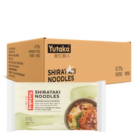 Yutaka Japanese White Shirataki Noodles 170g (Pack of 12)