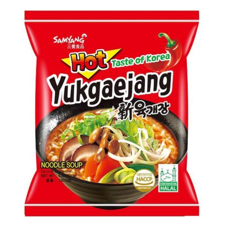 Samyang Hot Yukgaejang Mushroom Flavour Ramen 120g