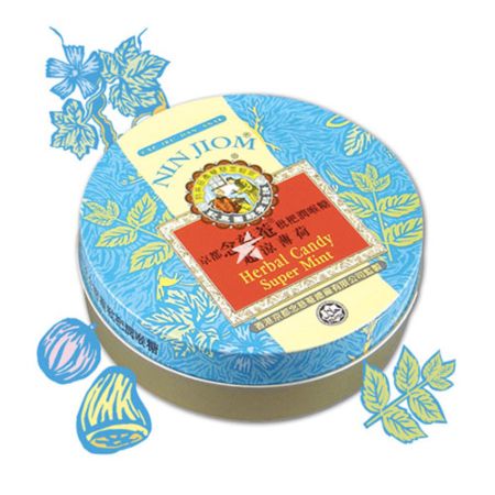 Nin Jiom Herbal Candy - Supermint Flavour (Tin) 60g