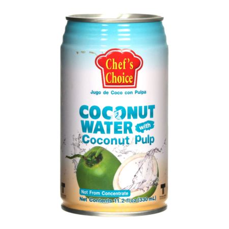 Chef's Choice Coconut Water with Coconut Pulp 330ml