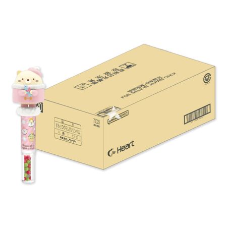 (Collectable - Non Edible) Heart Sumikko Gurashi Ring Ring Bell Candy (Random Design) (Box of 12)