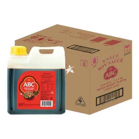 ABC Heinz 印尼甜酱油 (Kecap Manis) 6kg / 4.3L (Box of 3)