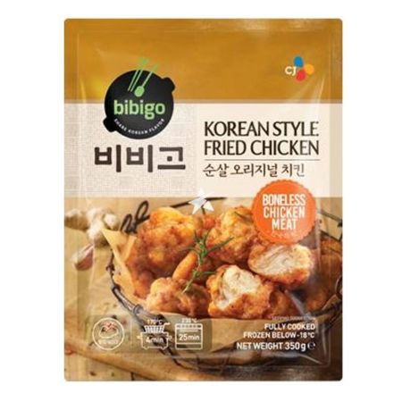 CJ Bibigo Korean Style Fried Chicken Boneless Chicken Meat 350g