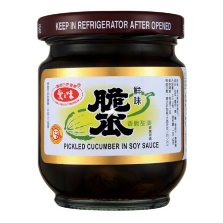 Agv Pickled Sliced Cucumber In Soy Sauce 170g