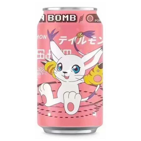 Ocean Bomb Sparkling Water - Pomegranate Flavour (Digimon Advanture: Tailmon) 330ml