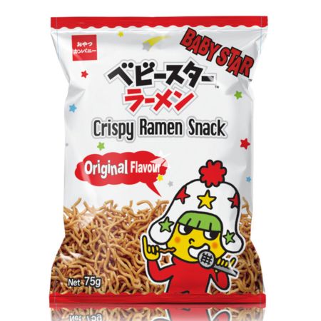Baby Star Crispy Ramen Snack - Original Flavour 75g