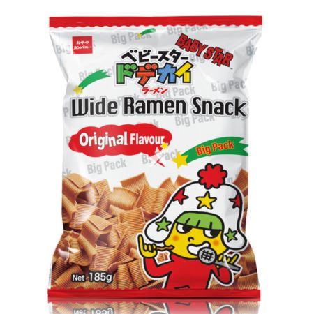 Baby Star Wide Ramen Snack - Original Flavour 185g