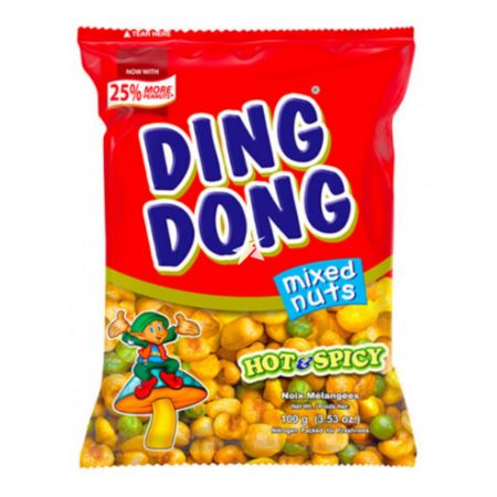 Ding Dong Mixed Nuts Hot and Spicy Flavour 100g