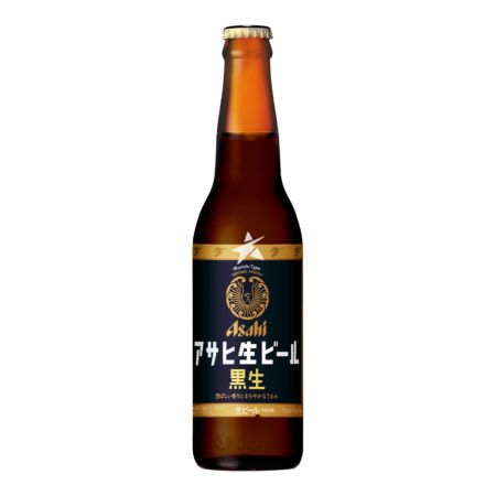 Asahi Premium Nama Beer Super Dry Black Label 334ml 5.0% Alc./Vol