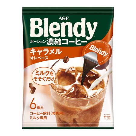 Ajinomoto AGF Blendy Portion Concentrated Coffee Caramel Flavour (18g*6) 108g