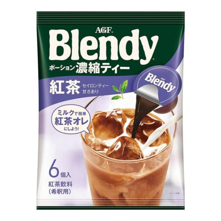 Ajinomoto AGF Blendy Portion Concentrated Black Tea Au Lait (18g*6) 108g
